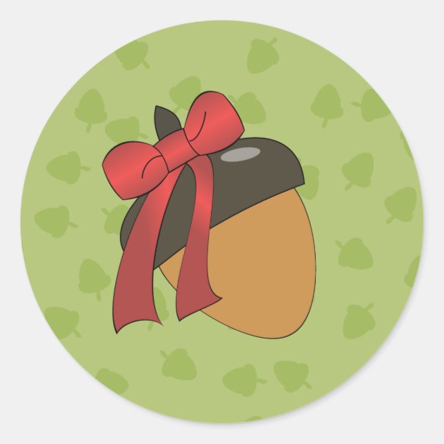 Gift Nut Classic Round Sticker (Front)