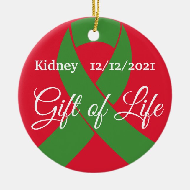 Gift of Life Customisable Ornament  (Front)