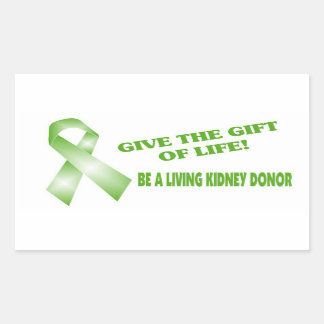 Gift of Life Rectangular Sticker