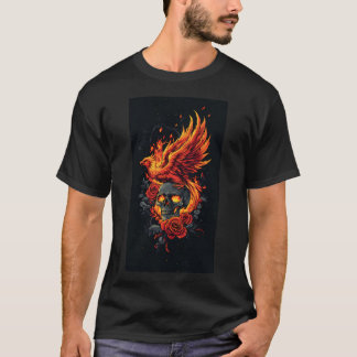 Gift of Rebirth: From Skull to Phoenix T-Shirt