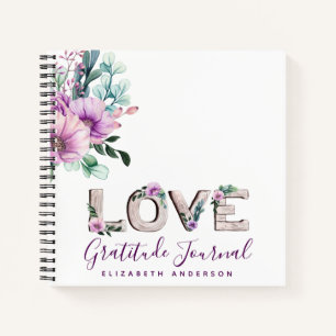 Gift of Thanks Custom GRATITUDE Journal BUDGET