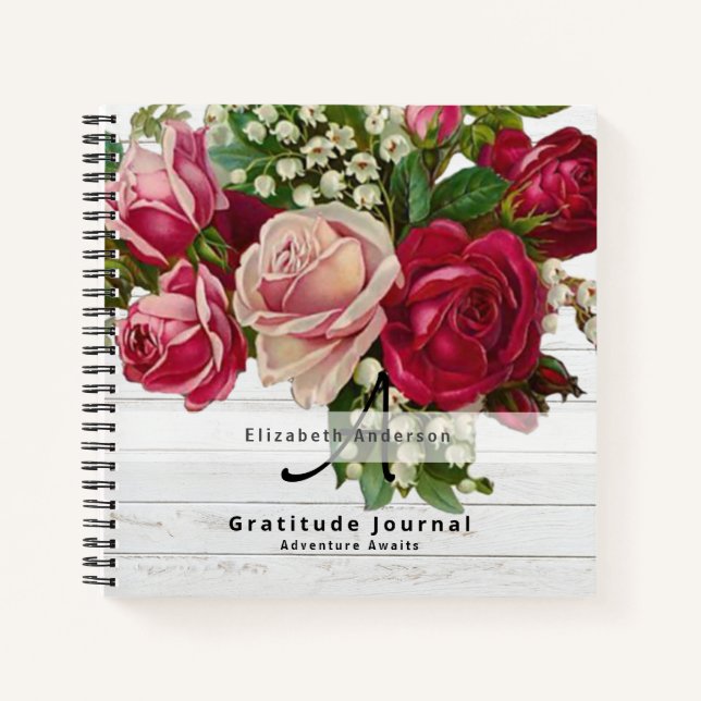 Gift of Thanks Custom GRATITUDE Journal BUDGET (Front)