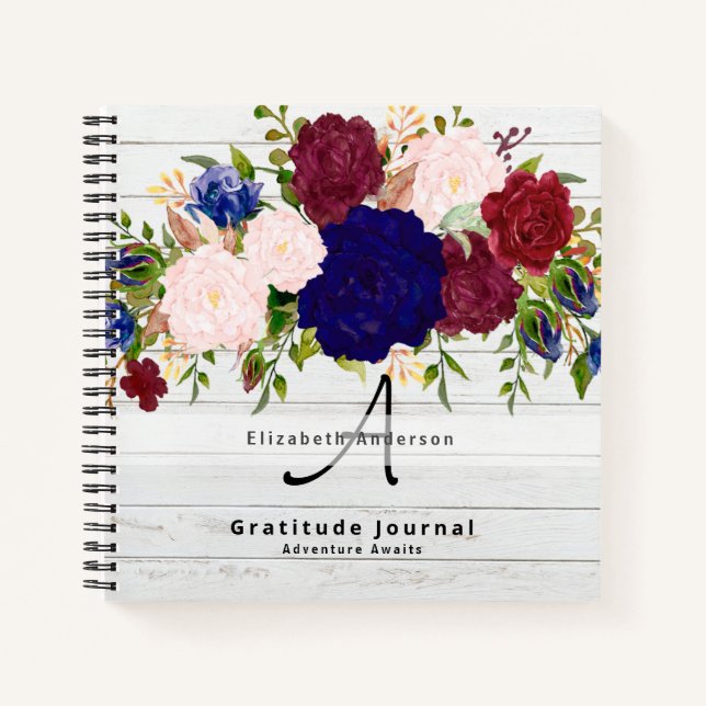 Gift of Thanks Custom GRATITUDE Journal BUDGET (Front)