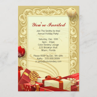 Gift & Ornament Invitation 5" x 7"