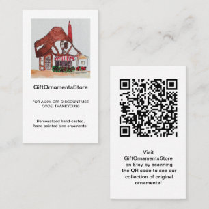Gift Ornaments Store Business Card