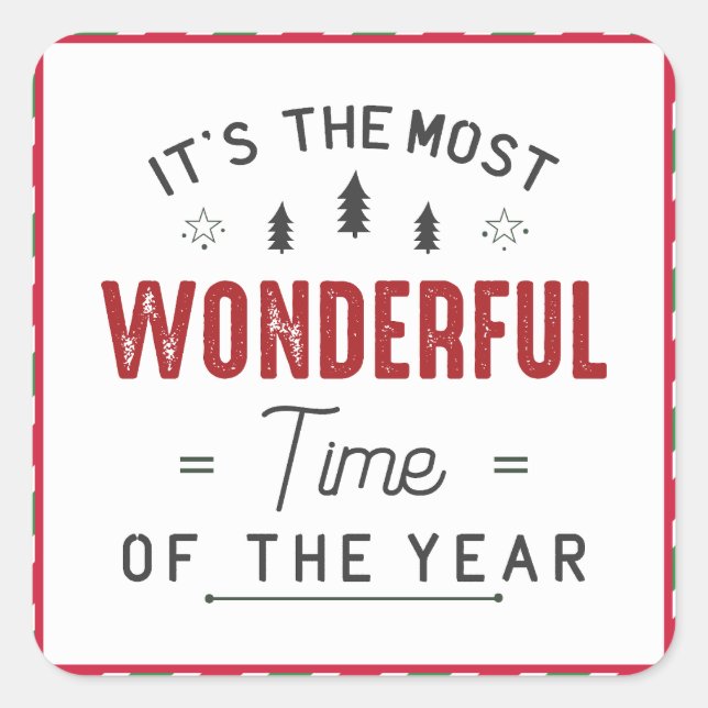 Gift Package  Square Sticker (Front)