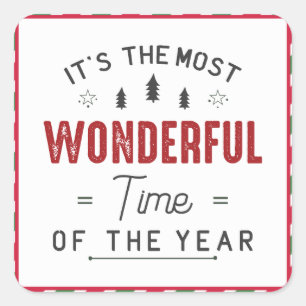 Gift Package  Square Sticker