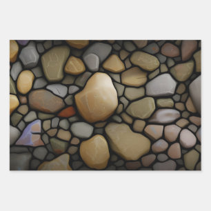 gift paper - stones