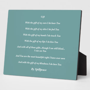 "GIFT" PLAQUE