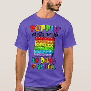 Gift Poppinx27 My Way Through 100 Days Of School H T-Shirt
