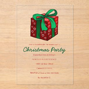 Gift & Presents Christmas Party Invitation