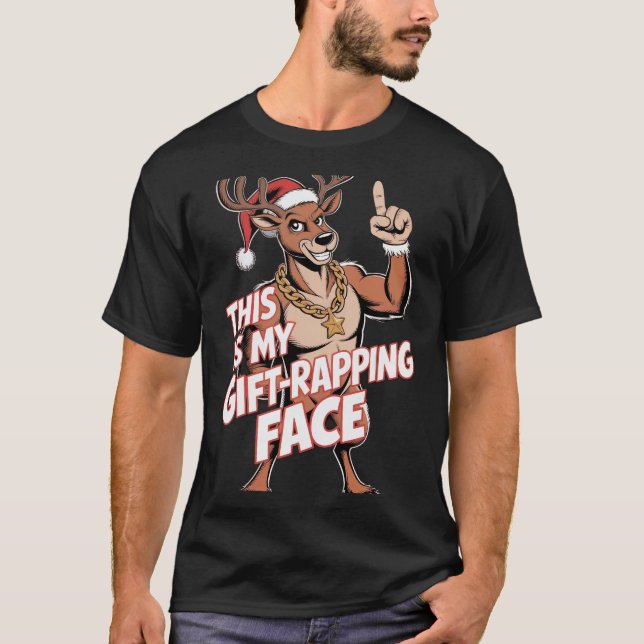Gift-Rapping Face T-Shirt (Front)