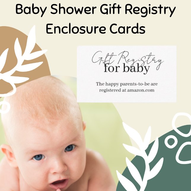Gift Registry for baby, Baby Shower Invitation (Creator Uploaded)