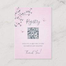 Gift Registry QR Code |  Kokeshi Doll Baby Shower
