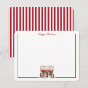 Gift Shop Christmas Personalised Stationery Card