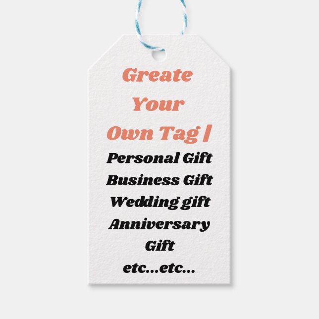 Gift Tag (Front)