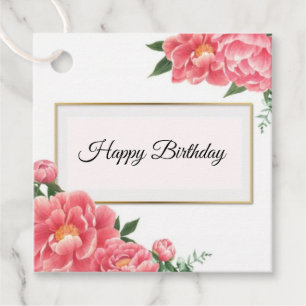 Gift Tag-Birthday Favour Tags