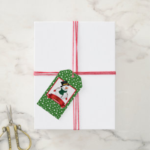 Gift Tag-Christmas Snowman Gift Tags