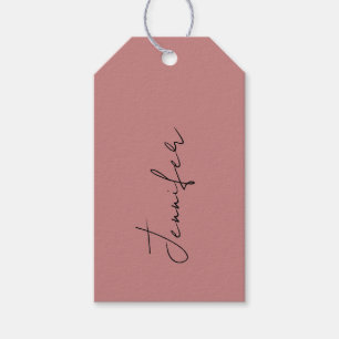 Gift Tag for a Bridal Shower With Name.