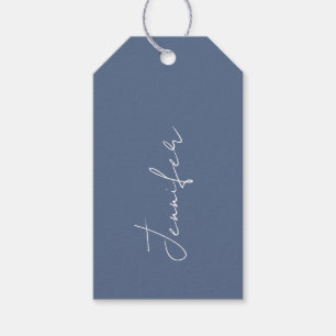 Gift Tag for a Bridal Shower With Name.