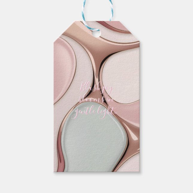 Gift tag in stylish abstract graphic (Front)