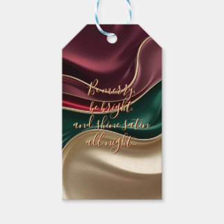 Gift tag in stylish abstract graphic