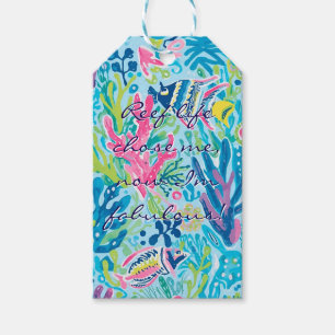 Gift tag in stylish graphic