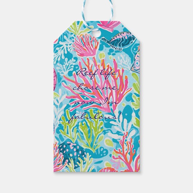 Gift tag in stylish graphic (Front)