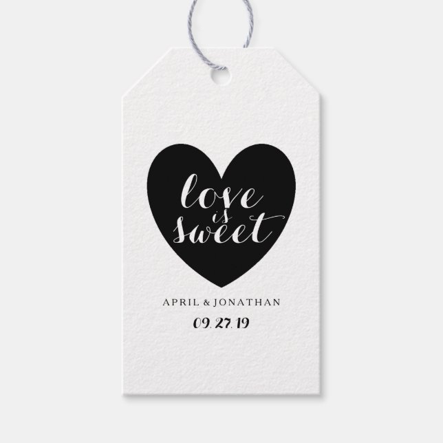 Gift Tag - Love is Sweet (Front)