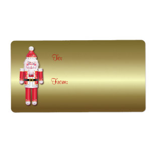 GIFT TAG NUTCRACKER by SHARON SHARPE