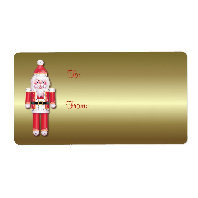 GIFT TAG NUTCRACKER by SHARON SHARPE (Front)
