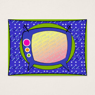 Gift Tag Template - Retro TV