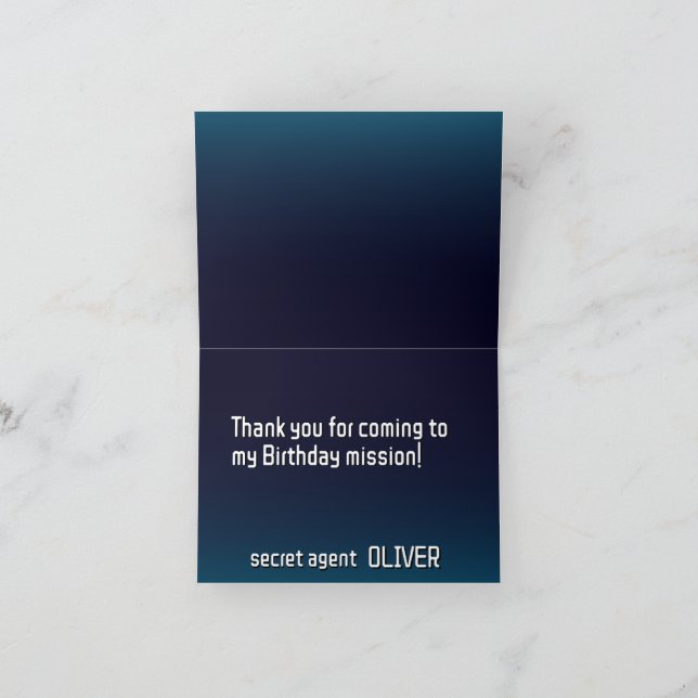 Gift Tag Thank You Card (Inside)