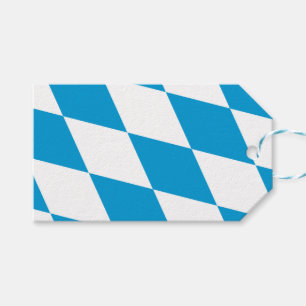 Gift Tag with Flag of Bavaria, Germany