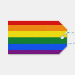 Gift Tag with Flag of LGBT