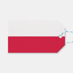 Gift Tag with Flag of Poland