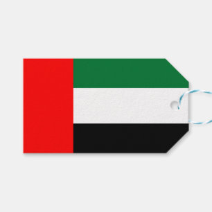 Gift Tag with Flag of UAE