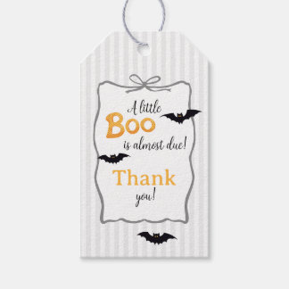 Gift Tags Baby shower for Little Boo Halloween