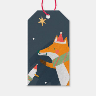 GIFT TAGS CHRISTMAS FOX AND DUCK