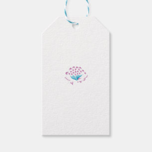 Gift Tags. Watercolor. Rainbow. Floral Custom Tags