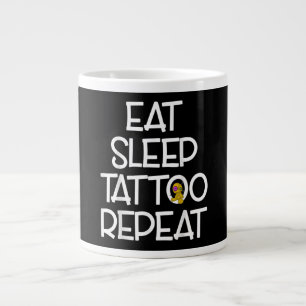 Gift Tattoo Artist Funny Saying Tattooed Large Coffee Mug