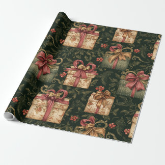 Gift themed Victorian Wrapping Paper