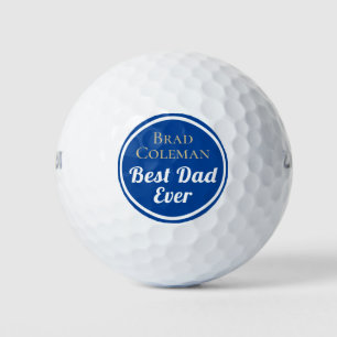 Gift this! Best Dad custom Golf Balls