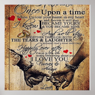 Gift To My Husband   Lovely Husband Letter   Poster