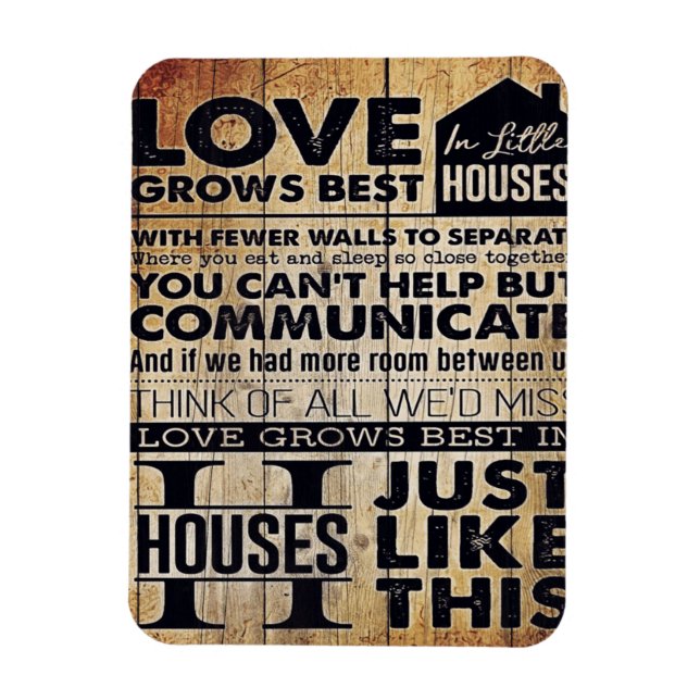 Gift To My Husband | Personalised letter Magnet (Vertical)