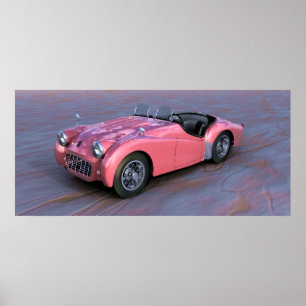 Gift TriumphTr3-3gtr Poster