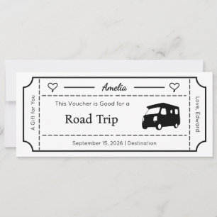 Gift Voucher, Custom Gift Ticket Card