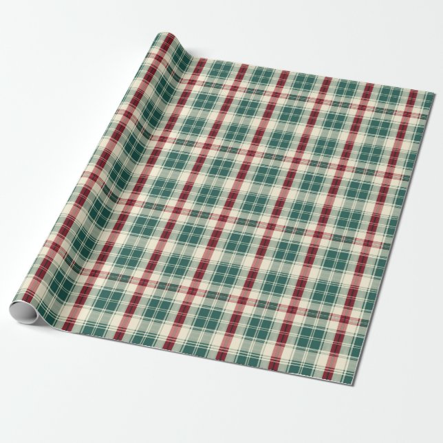 Gift Wrap - Christmas Plaid #04 (Unrolled)