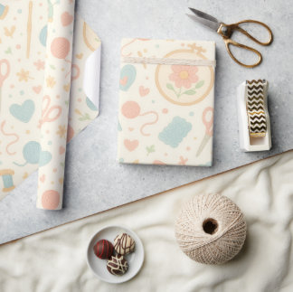 Gift Wrap — Crochet Design in Pastel Tones