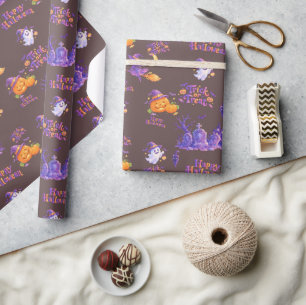 Gift Wrap|Cute and Pop Halloween Wrapping④ Wrappin Wrapping Paper